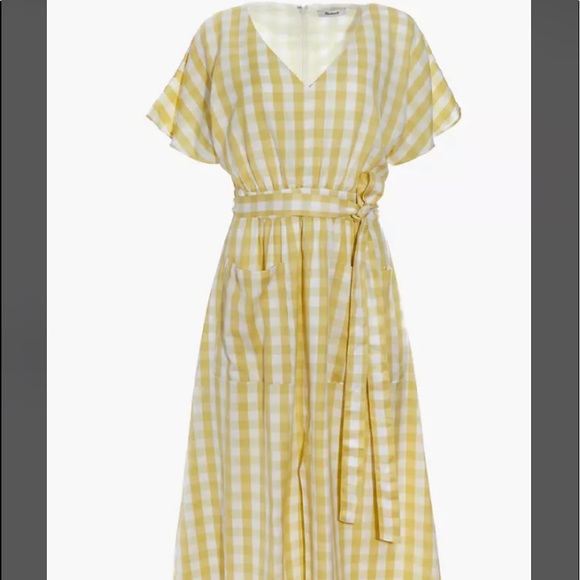 Dolman-Sleeve Midi Dress in Gingham Check - Picture 2 of 5